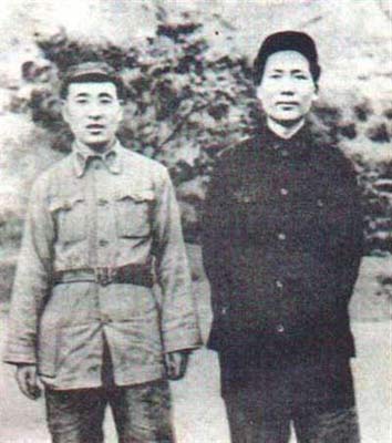 长征中的林彪与毛泽东