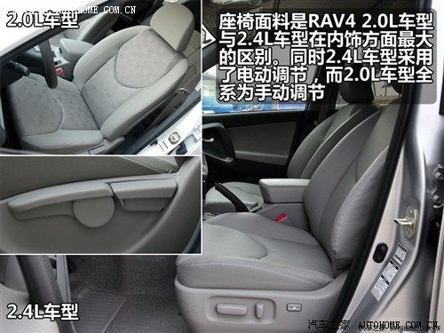 汽车之家 一汽丰田 丰田rav4 2.0at 经典版