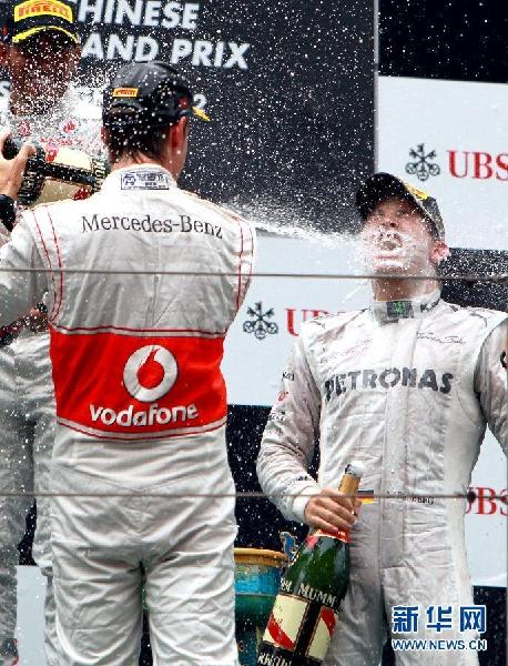 （体育）（4）赛车——F1中国大奖赛：罗斯伯格夺冠