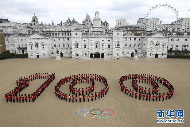 （伦敦奥运会）英国皇家骑兵迎接倒计时100天