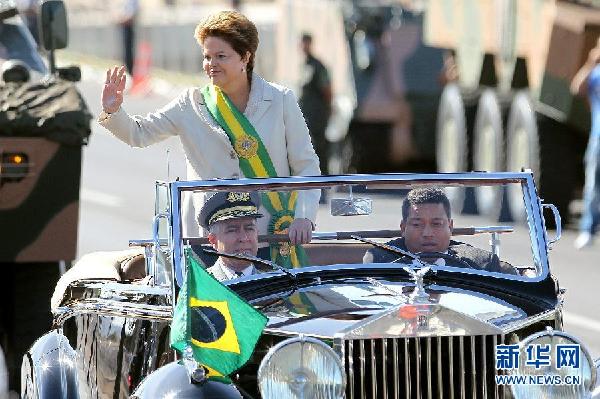 （国际）（1）巴西各地庆祝独立日