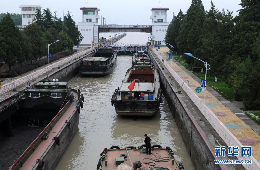 （迎接十八大）（1）京杭古运河苏北航段借力“绿色航运”焕发生机