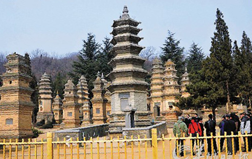 　郑州嵩山少林寺塔林景区 王颂 摄