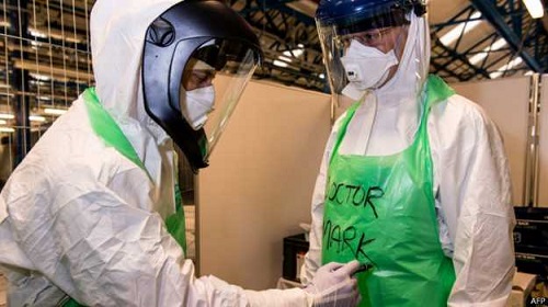 英国举行全国演习测试应对埃博拉疫情爆发能力