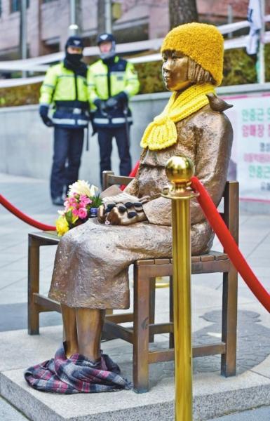 日本政府：韩不撤慰安妇少女雕像10亿日元免谈